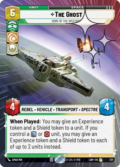 The Ghost - Home of the Spectres (Hyperspace Foil), A Lawless Time 571