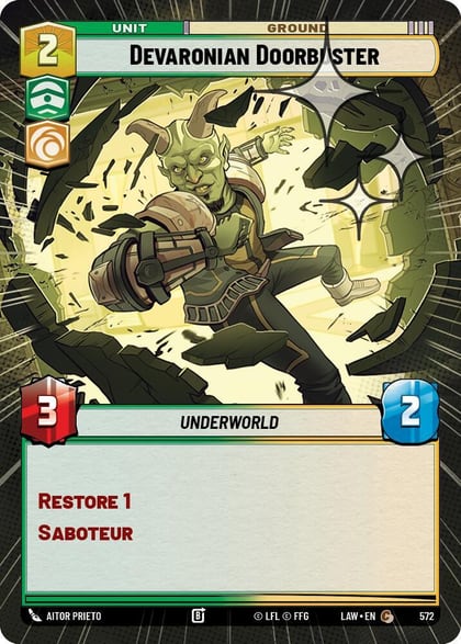 Devaronian Doorbuster (Hyperspace Foil), A Lawless Time 572