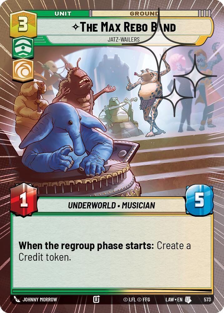 The Max Rebo Band - Jatz-Wailers (Hyperspace Foil), A Lawless Time 573