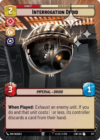 Interrogation Droid (Hyperspace Foil), A Lawless Time 577