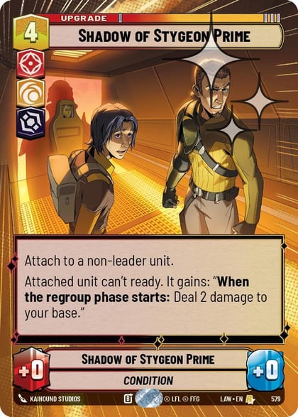 Shadow of Stygeon Prime (Hyperspace Foil), A Lawless Time 579