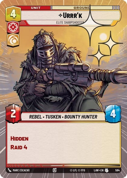 Urrr'k - Elite Sharpshooter (Hyperspace Foil), A Lawless Time 584