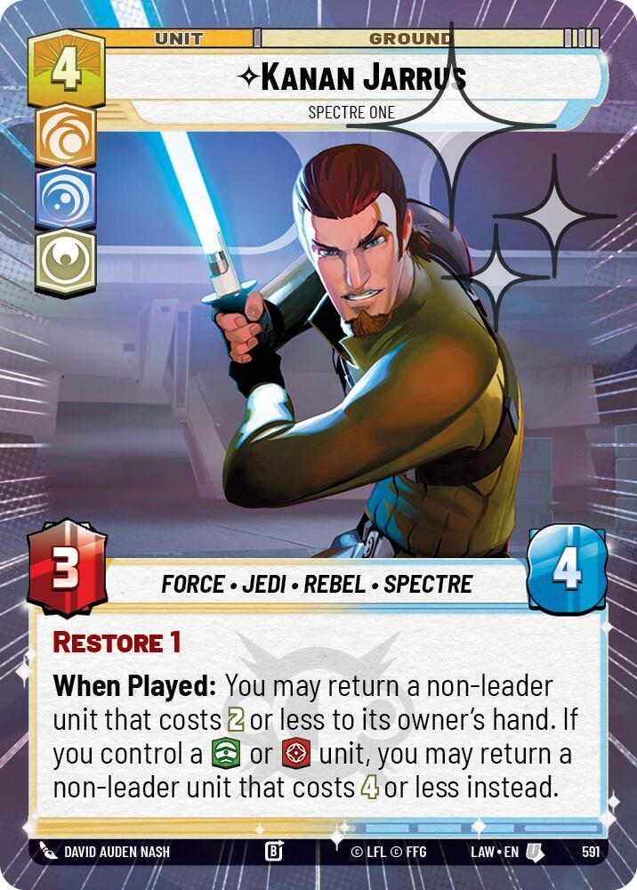 Kanan Jarrus - Spectre One (Hyperspace Foil), A Lawless Time 591