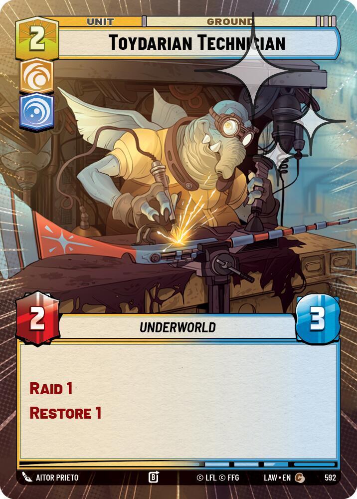 Toydarian Technician (Hyperspace Foil), A Lawless Time 592