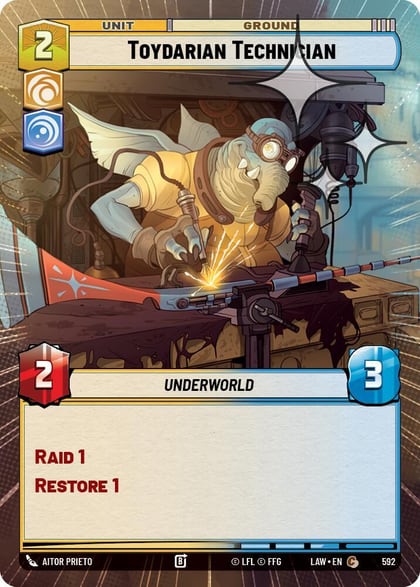 Toydarian Technician (Hyperspace Foil), A Lawless Time 592