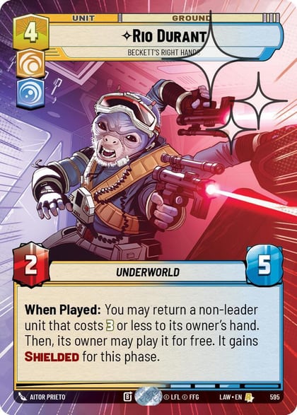 Rio Durant - Beckett's Right Hands (Hyperspace Foil), A Lawless Time 595