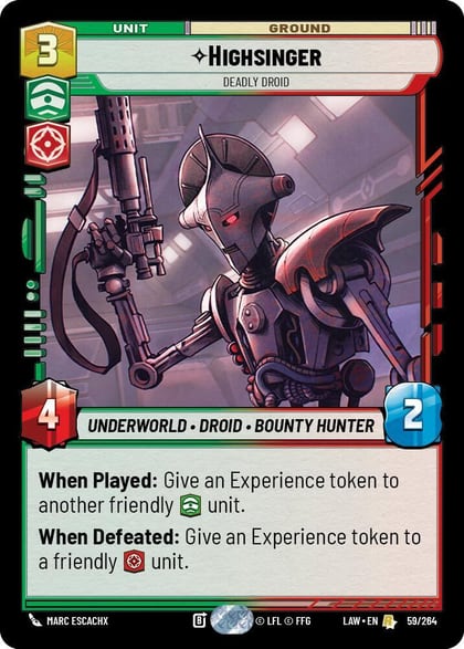 Highsinger - Deadly Droid, A Lawless Time 59/264