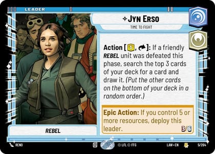 Jyn Erso - Time to Fight, A Lawless Time 5/264