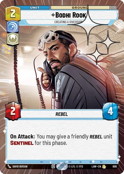 Bodhi Rook - Creating a Diversion (Hyperspace Foil), A Lawless Time 606