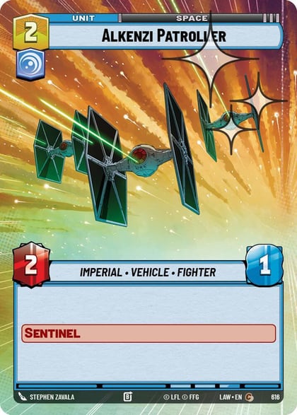 Alkenzi Patroller (Hyperspace Foil), A Lawless Time 616