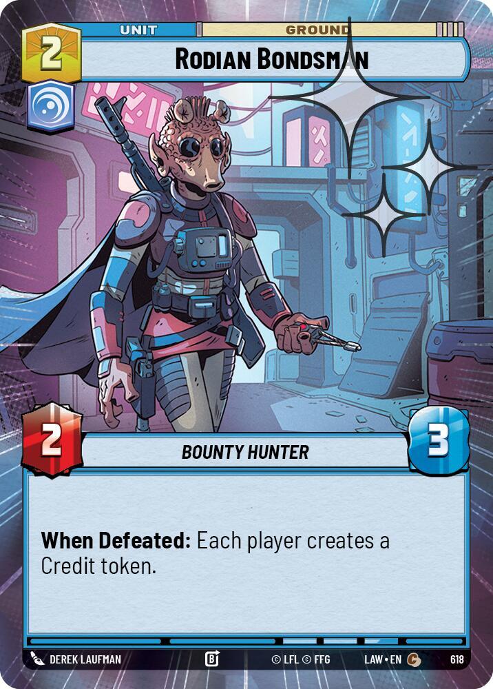 Rodian Bondsman (Hyperspace Foil), A Lawless Time 618