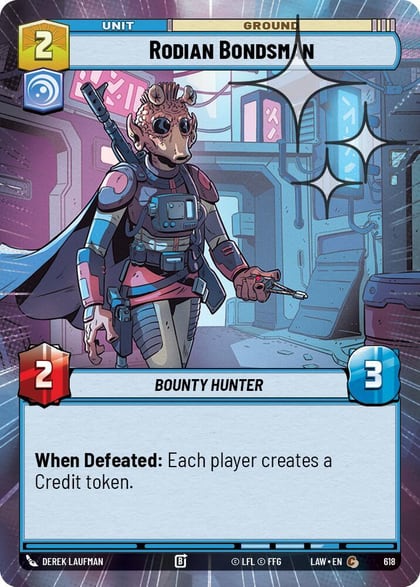Rodian Bondsman (Hyperspace Foil), A Lawless Time 618