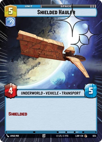 Shielded Hauler (Hyperspace Foil), A Lawless Time 624