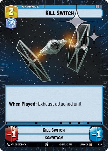 Kill Switch (Hyperspace Foil), A Lawless Time 629
