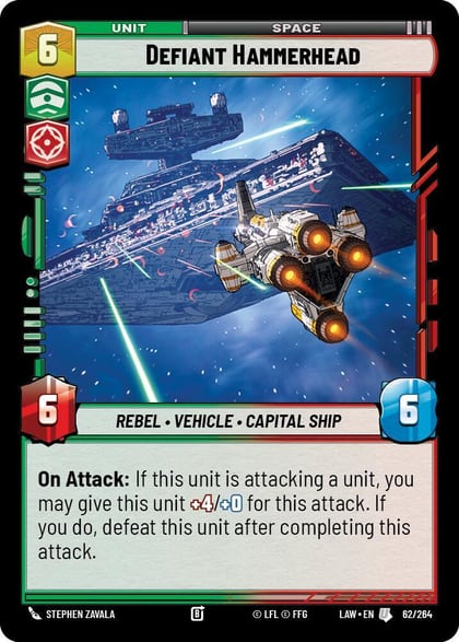 Defiant Hammerhead, A Lawless Time 62/264