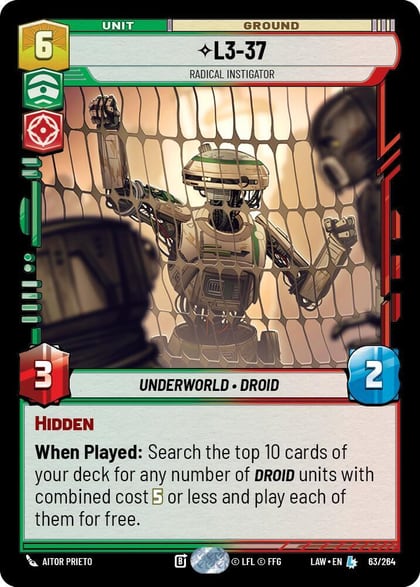 L3-37 - Radical Instigator, A Lawless Time 63/264