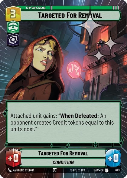 Targeted for Removal (Hyperspace Foil), A Lawless Time 643