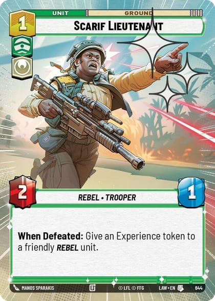 Scarif Lieutenant (Hyperspace Foil), A Lawless Time 644
