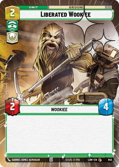 Liberated Wookie (Hyperspace Foil), A Lawless Time 645