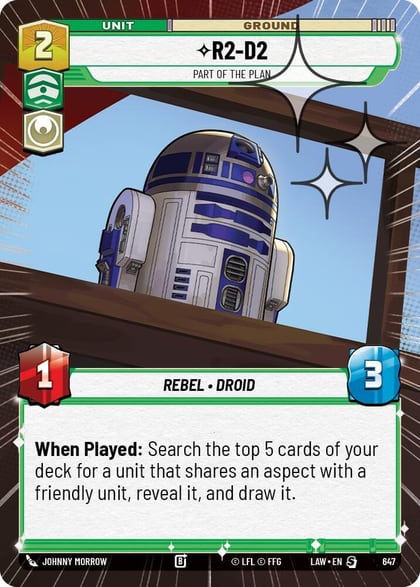 R2-D2 - Part of the Plan (Hyperspace Foil), A Lawless Time 647