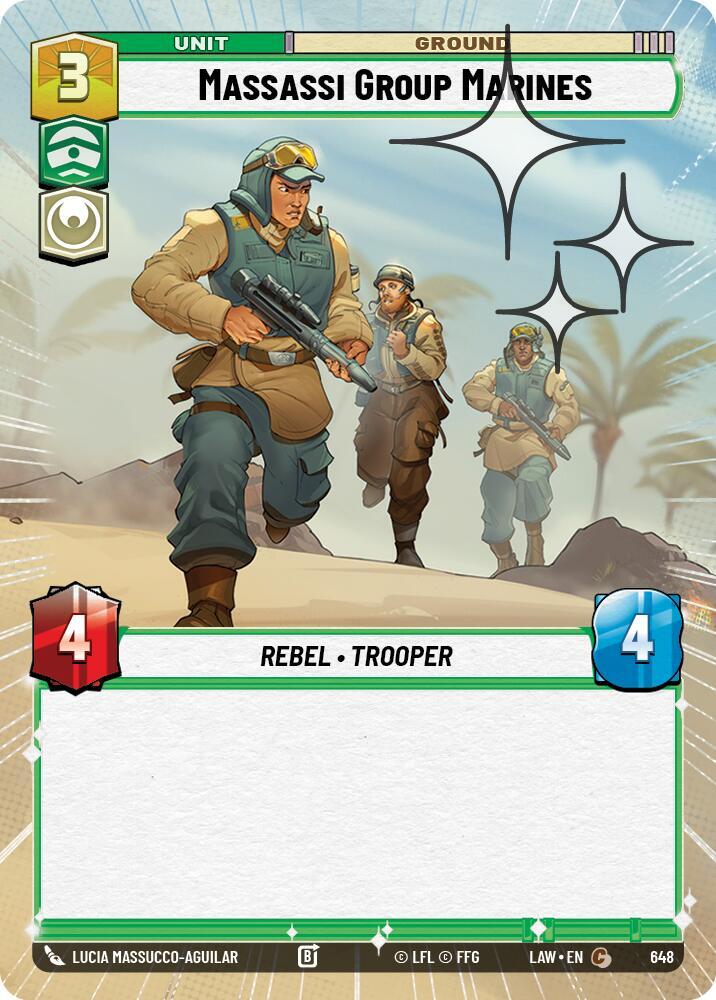 Massassi Group Marines (Hyperspace Foil), A Lawless Time 648