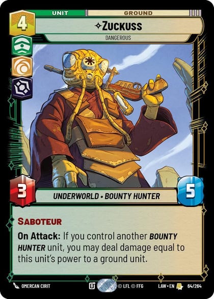 Zuckuss - Dangerous, A Lawless Time 64/264