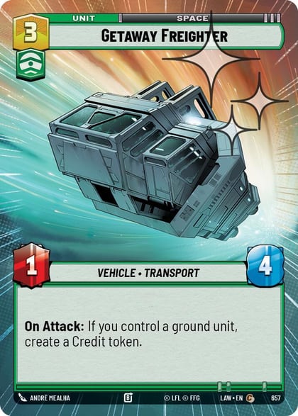 Getaway Freighter (Hyperspace Foil), A Lawless Time 657