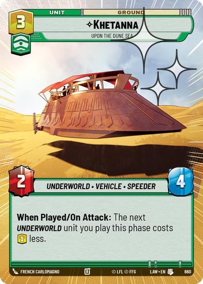 Khetanna - Upon the Dune Sea (Hyperspace Foil), A Lawless Time 660