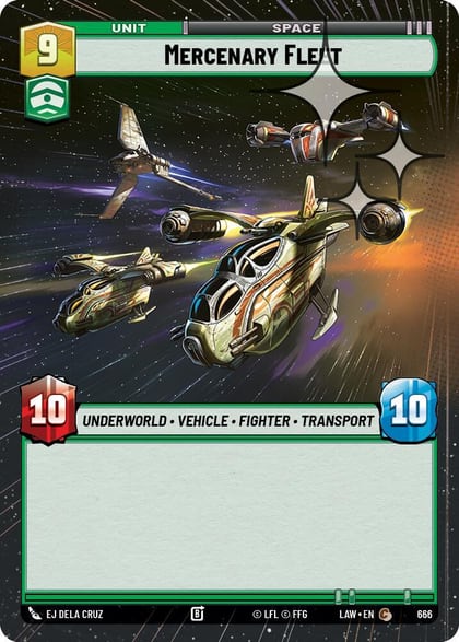 Mercenary Fleet (Hyperspace Foil), A Lawless Time 666