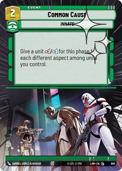 Common Cause (Hyperspace Foil), A Lawless Time 669