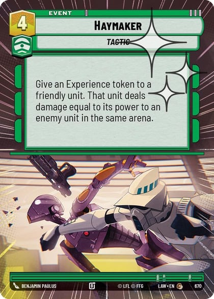 Haymaker (Hyperspace Foil), A Lawless Time 670