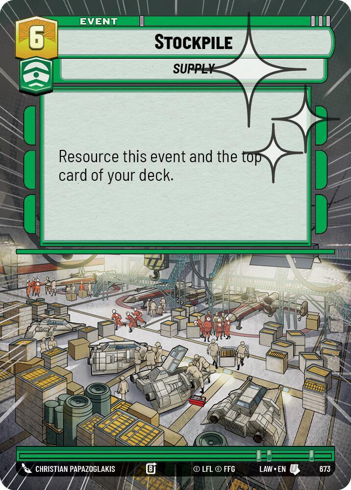 Stockpile (Hyperspace Foil), A Lawless Time 673