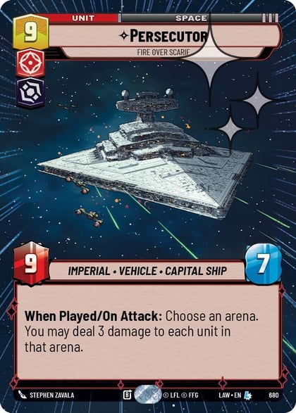 Persecutor - Fire Over Scarif (Hyperspace Foil), A Lawless Time 680