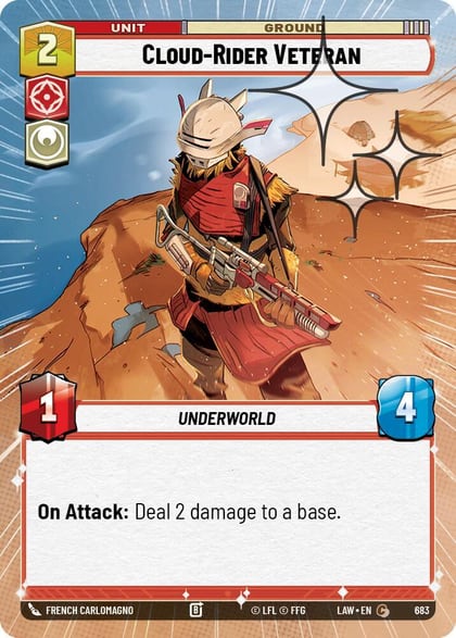 Cloud-Rider Veteran (Hyperspace Foil), A Lawless Time 683