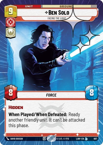 Ben Solo - Facing the Light (Hyperspace Foil), A Lawless Time 687