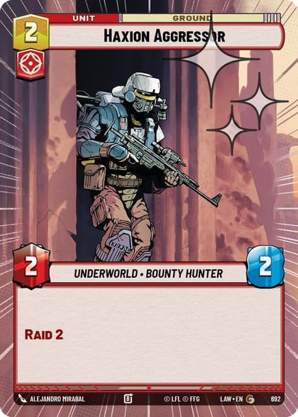 Haxion Aggressor (Hyperspace Foil), A Lawless Time 692
