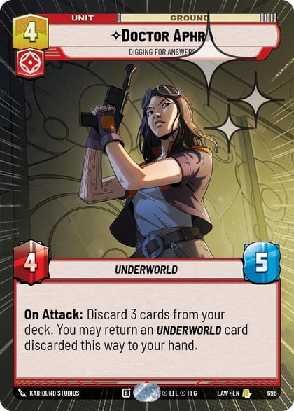 Doctor Aphra - Digging for Answers (Hyperspace Foil), A Lawless Time 696