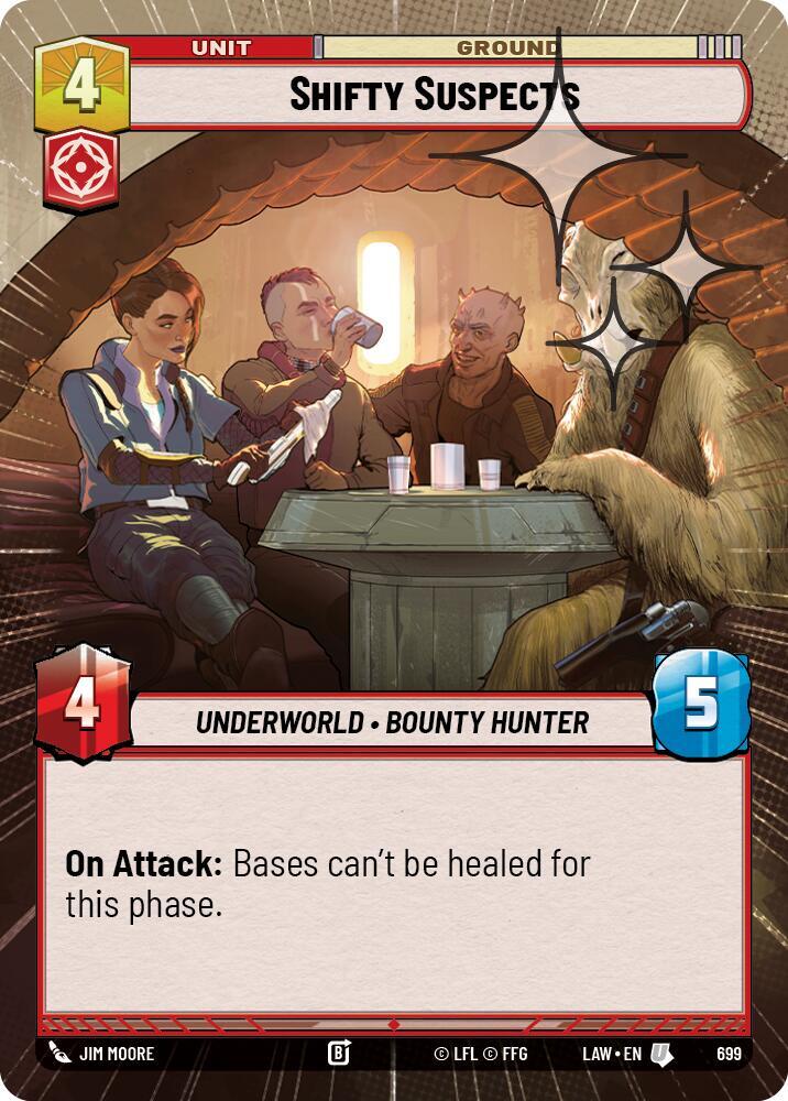 Shifty Suspects (Hyperspace Foil), A Lawless Time 699