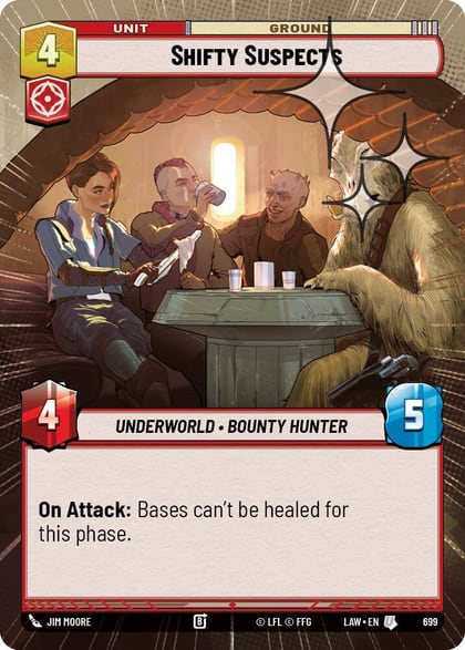Shifty Suspects (Hyperspace Foil), A Lawless Time 699