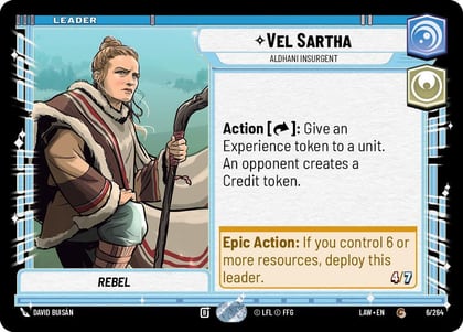 Vel Sartha - Aldhani Insurgent, A Lawless Time 6/264