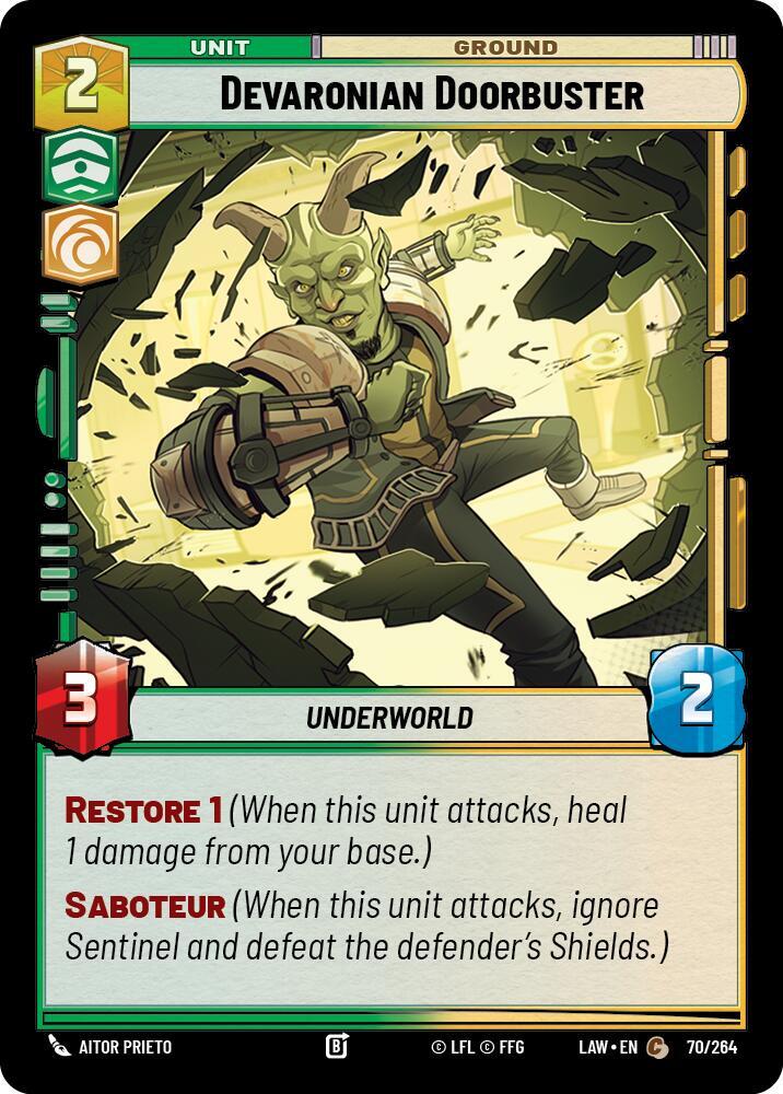 Devaronian Doorbuster, A Lawless Time 70/264