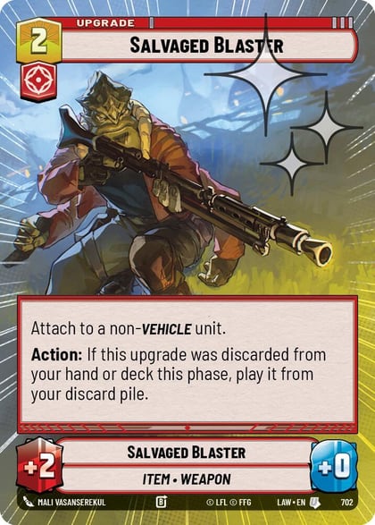 Salvaged Blaster (Hyperspace Foil), A Lawless Time 702