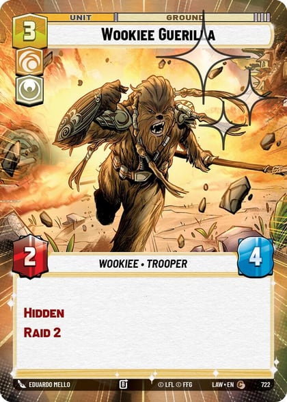 Wookiee Guerilla (Hyperspace Foil), A Lawless Time 722