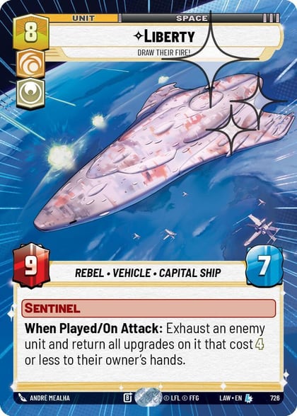 Liberty - Draw Their Fire! (Hyperspace Foil), A Lawless Time 726