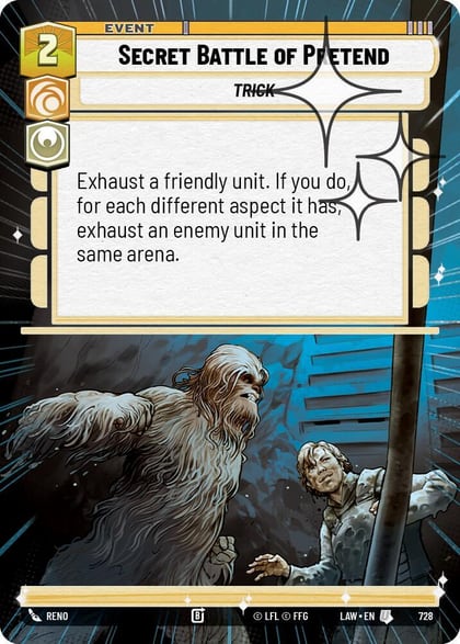 Secret Battle of Pretend (Hyperspace Foil), A Lawless Time 728