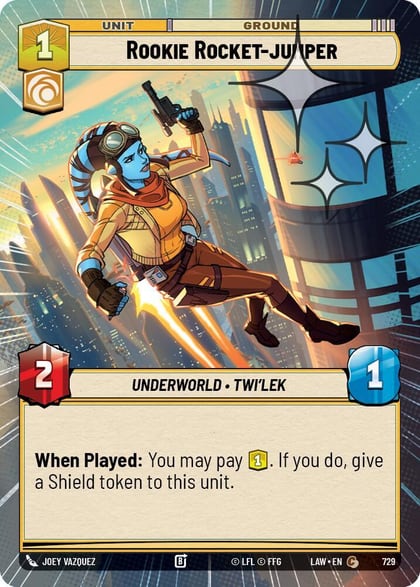 Rookie Rocket-jumper (Hyperspace Foil), A Lawless Time 729