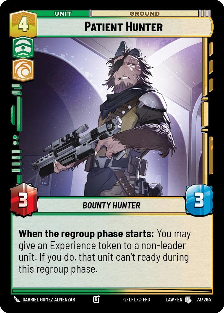 Patient Hunter, A Lawless Time 73/264