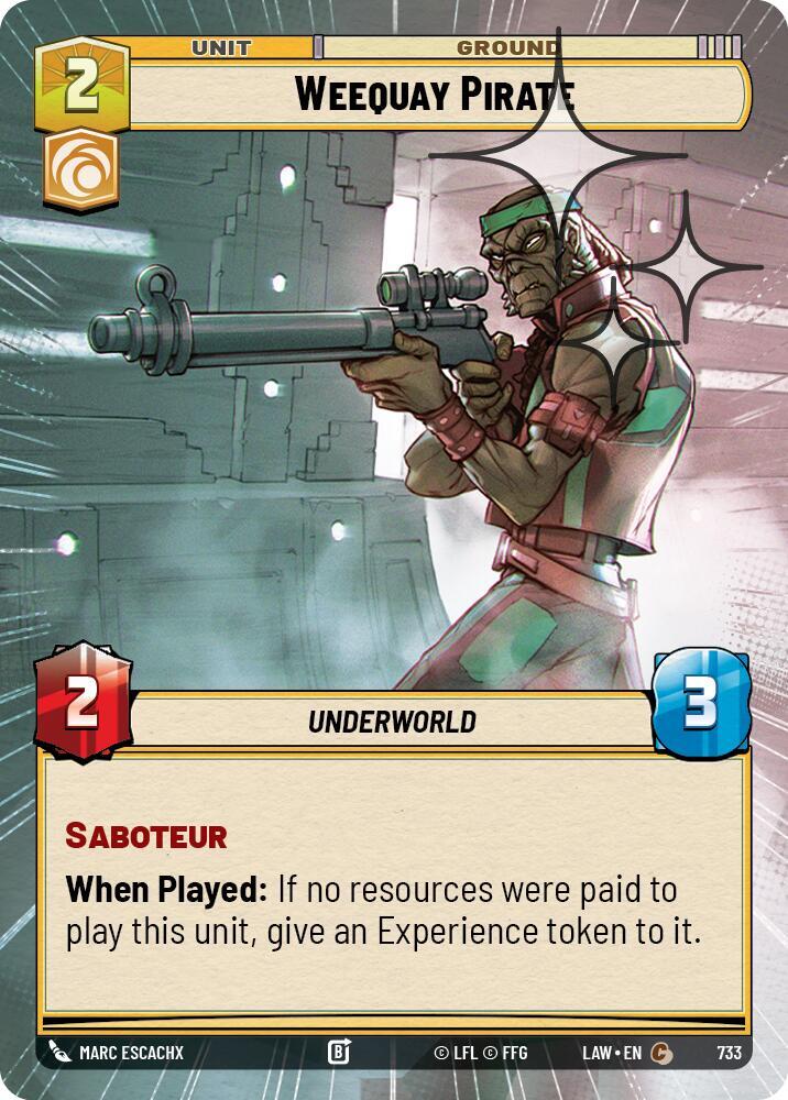 Weequay Pirate (Hyperspace Foil), A Lawless Time 733