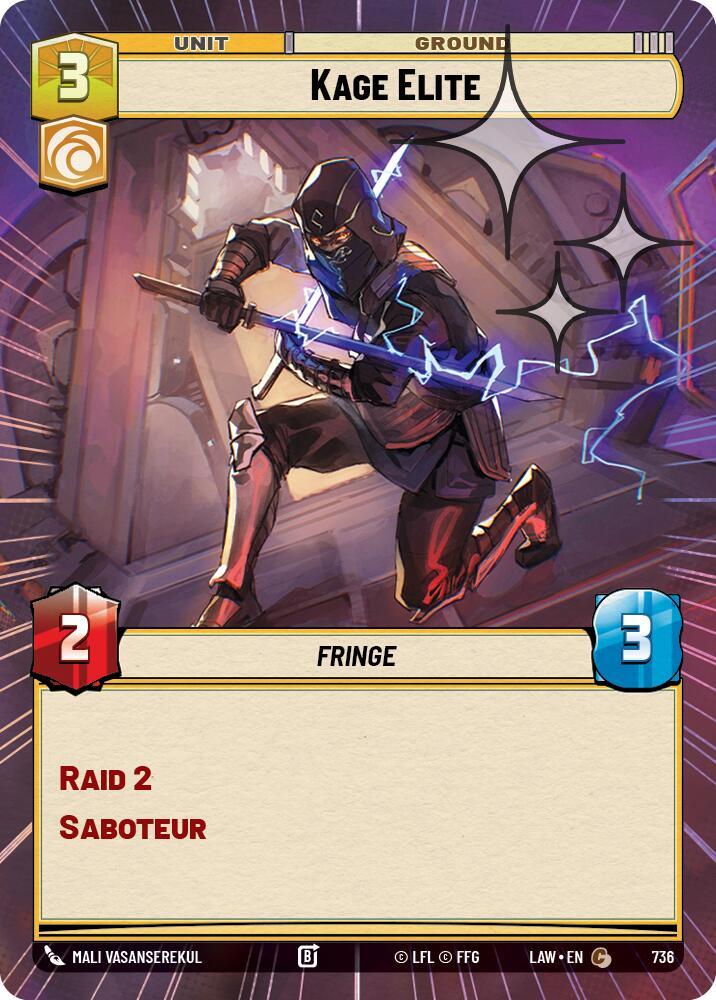Kage Elite (Hyperspace Foil), A Lawless Time 736