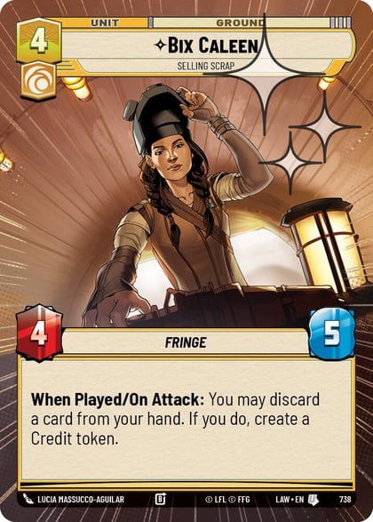 Bix Caleen - Selling Scrap (Hyperspace Foil), A Lawless Time 738